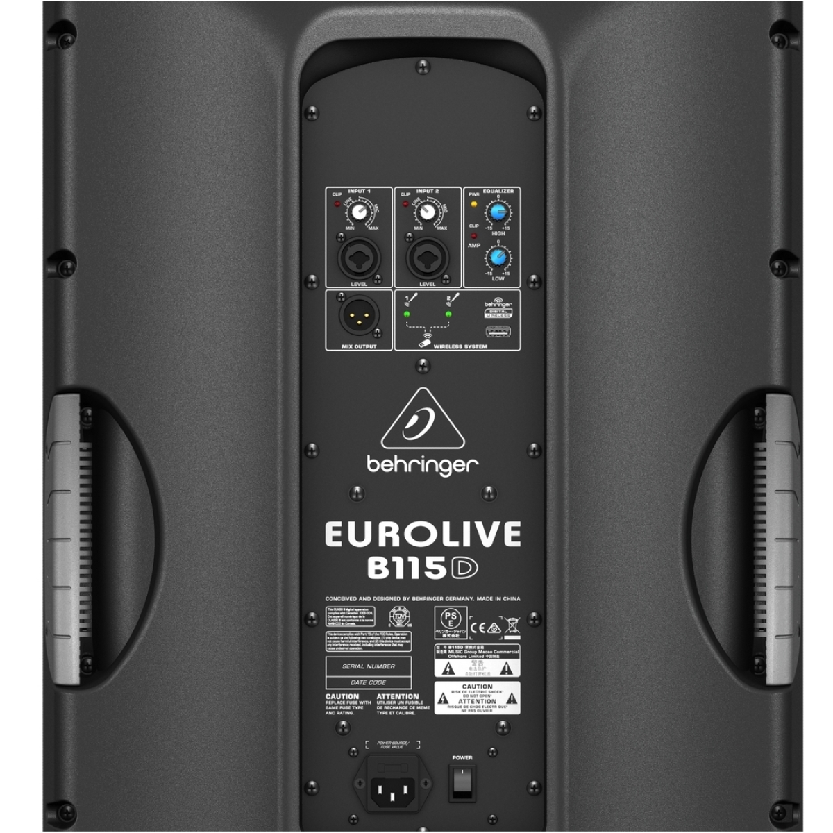 Behringer eurolive b115d sales specs